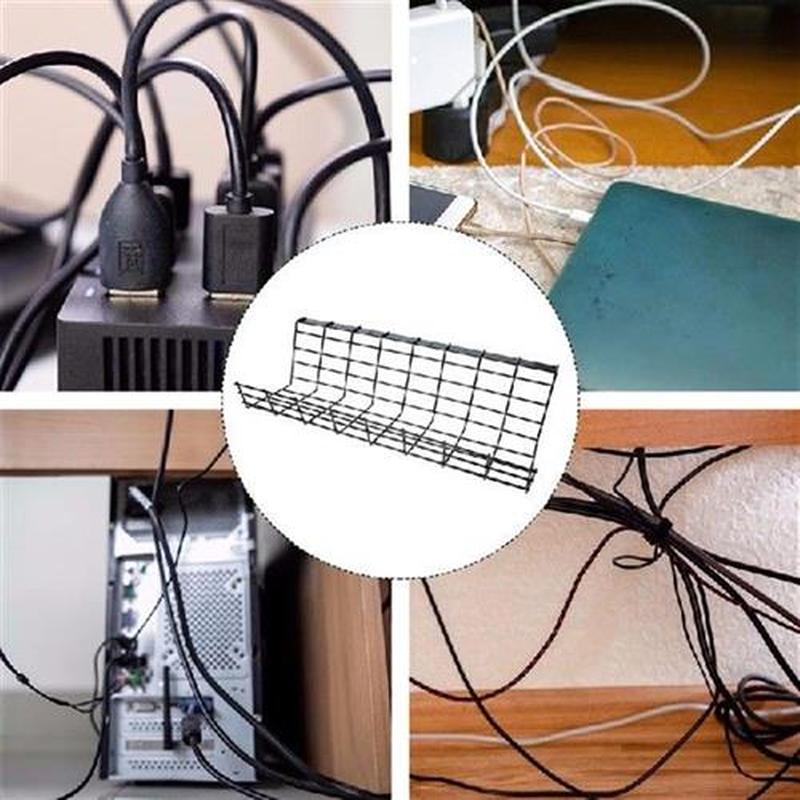 Under Desk Cable Management Tray Iron Rack Desk Cable Tray