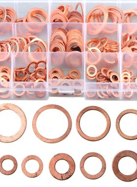 280pcs M5 M6 M8 M10 M12 M14 M16 M18 M20 Copper Washer Oil Se