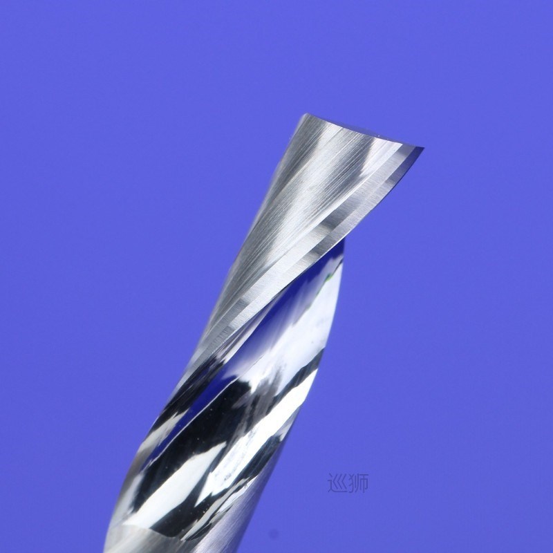 10Pcs 4mm Single Flute Milling cutters for Aluminum CNC Tool