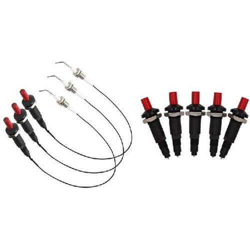 3Pcs Ceramic Electrode Ignition Spark Plug & 5Pcs Ga