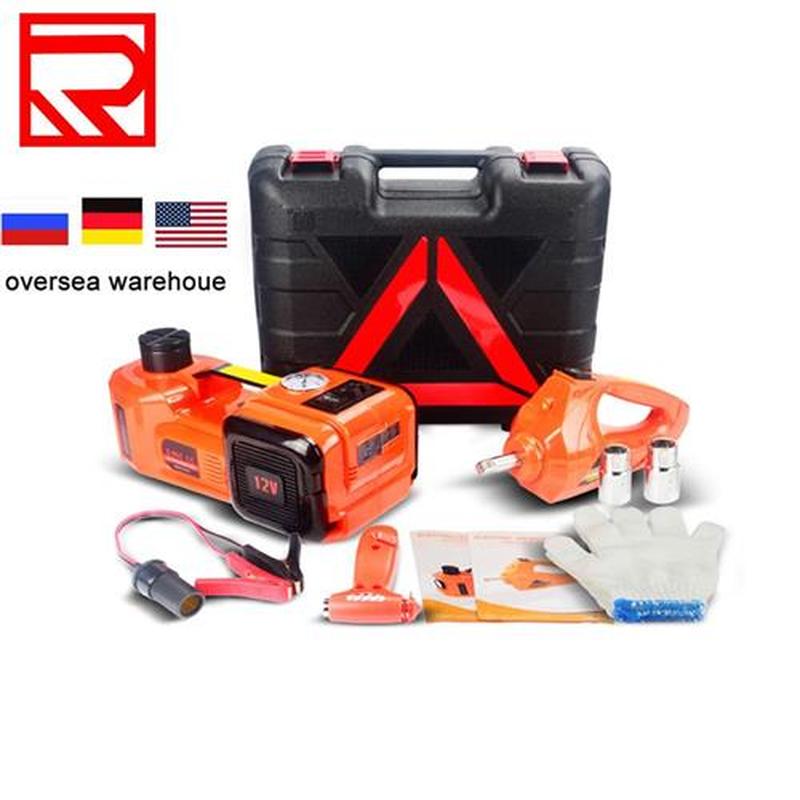 Tire Repalce Tool Kit Electric Hydraulic Car Floor Jack with