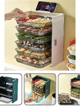 Kitchen Preparation Plate Organizer 6-Layer Cooking Dishes