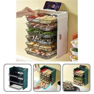 Kitchen Preparation Plate Organizer 6-Layer Cooking Dishes