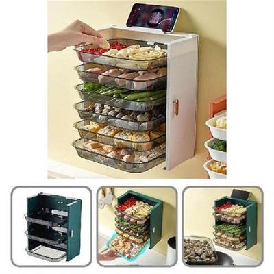 Kitchen Preparation Plate Organizer 6-Layer Cooking Dishes