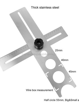 Multi-Functional Tile Locator Puncher Tapper Adjustable Tile