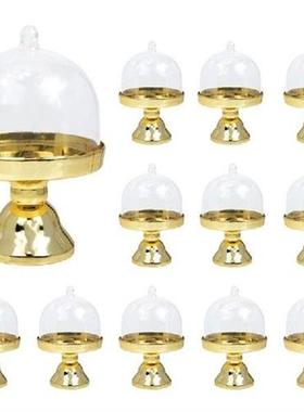 12pcs Dessert Packing Boxes Plastic Candy Holder Party