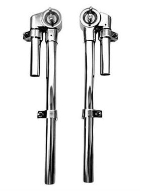 2Pcs Metal Drum Holder Mount Drummer Musical Performance