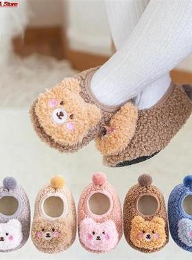 Cute Bear Baby Socks Winter Warm Baby Shoes for Toddlers