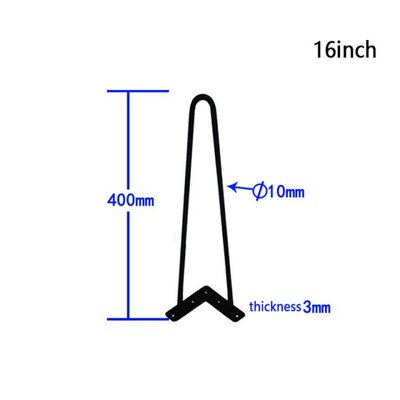 1 pcs 4/12/16inch Iron Metal Table Desk Legs Home Accessorie