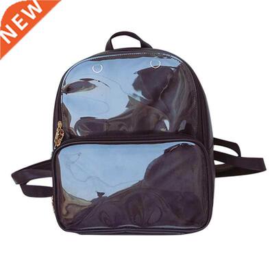 Summer Fashion Women Backpack Transparent Student Bags High