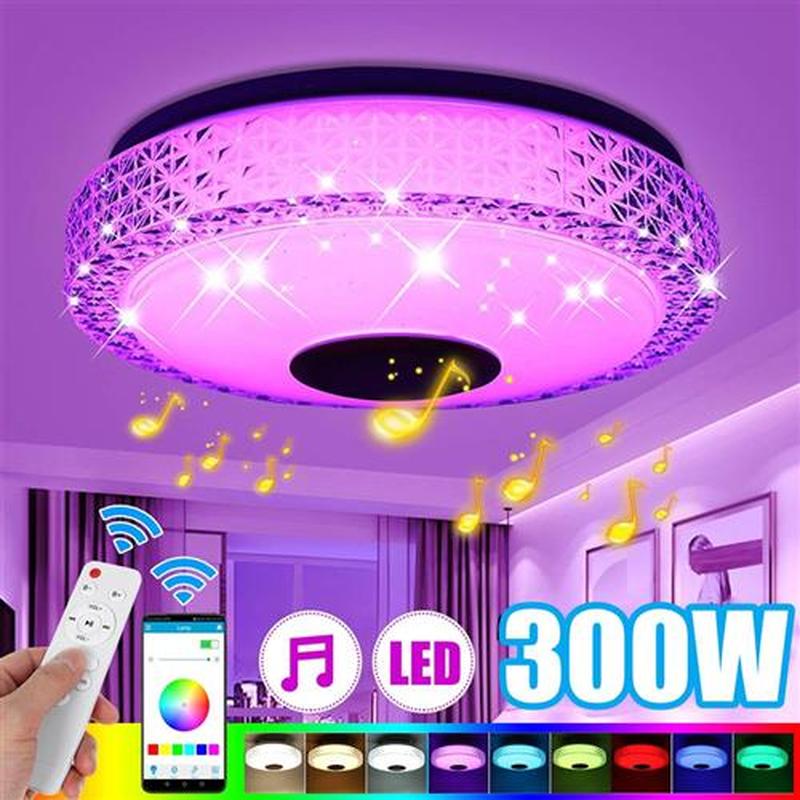 300W Modern LED Ceiling Lights RGB Home lighting APP bluetoo