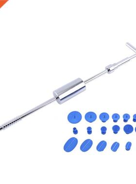Paintless Dent Repair Hail Removal T Bar Slide Hammer 18pcs