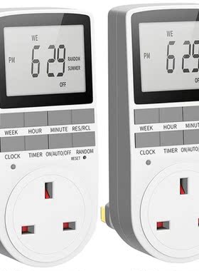 Plug Timer, Digital Timer Plug Socket, Electrical Time Plug