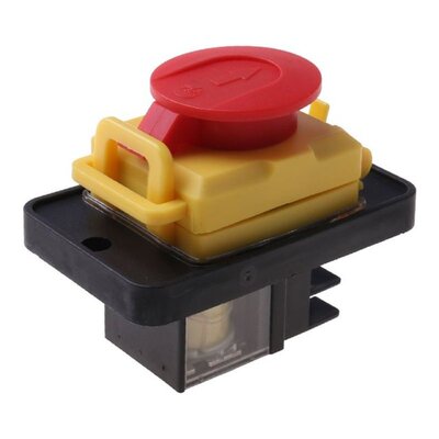 KJD12 250V 4Pin Waterproof Magnetic Start Stop No Volt Relea