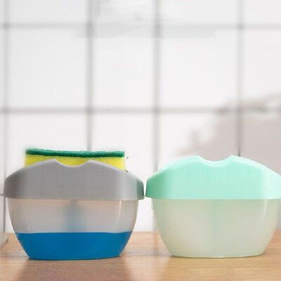 1Pcs Liquid Detergent Sponge Tray Soap Dispenser Dish