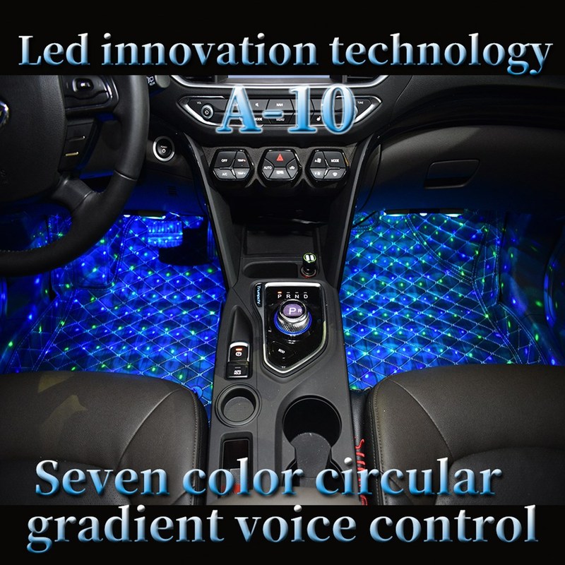 Car Atmosphere Lamp Floor Lights Car Interior Lights Colorfu