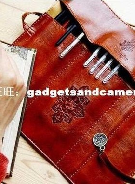 5 Pcs/Lot New Fashion Leather Three Folds Cosmetic Bundled T