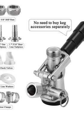 Beer Keg Coupler D System Sankey Coupler Keg Tap Stainless S