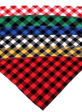60pcs Large Dog Supplies Cotton Dog Bandana Thick Washable
