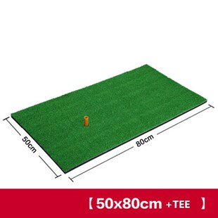 PGM Golf Practice Grass Mat Indoor Training Hitting Pad Wit