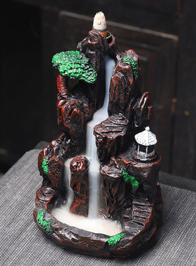 Backflow Incense Burners Waterfall Resin Craft Incense