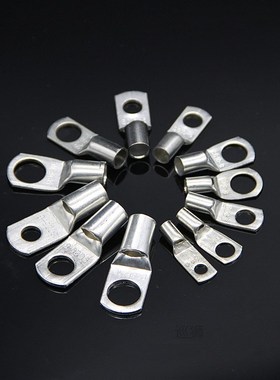 60/100/170Pcs Really Bolt Hole Tinned Copper Bare Cable Lugs