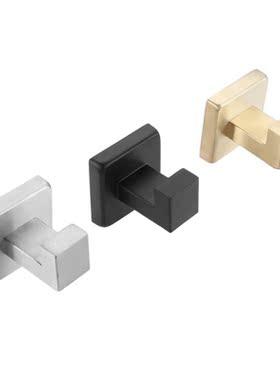 304 Stainelss Steel Black Single Robe Hook Wall Mounted Towe