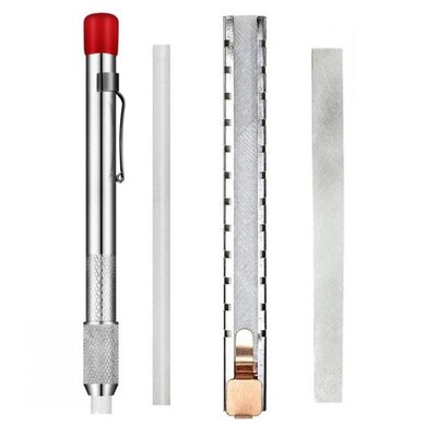 4pcs Soapstone Marker Pencil And Refill Set Drawing & Ma