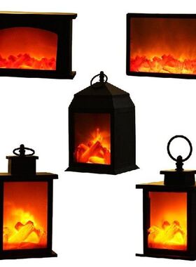 2800LM Vintage LED Simulated Fireplace Candle Flame Light
