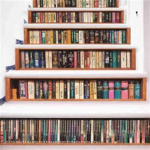 Printed Style Self-Adhesive Stairs Sticker Ceramic Tiles