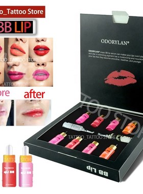 Glow Korean BB Lips 10 Vials 5ml  Ampoule Serum Kit BB Lip S