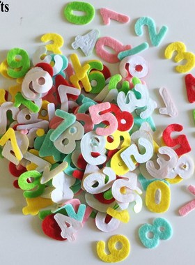150PCS/LOT.A-Z fabric stickers,Alphabet Letter felt sticker