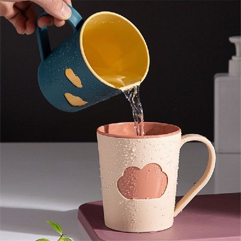 Couple Cloud Gargle Cup Lovers Toothbrush Cup Tooth Mug