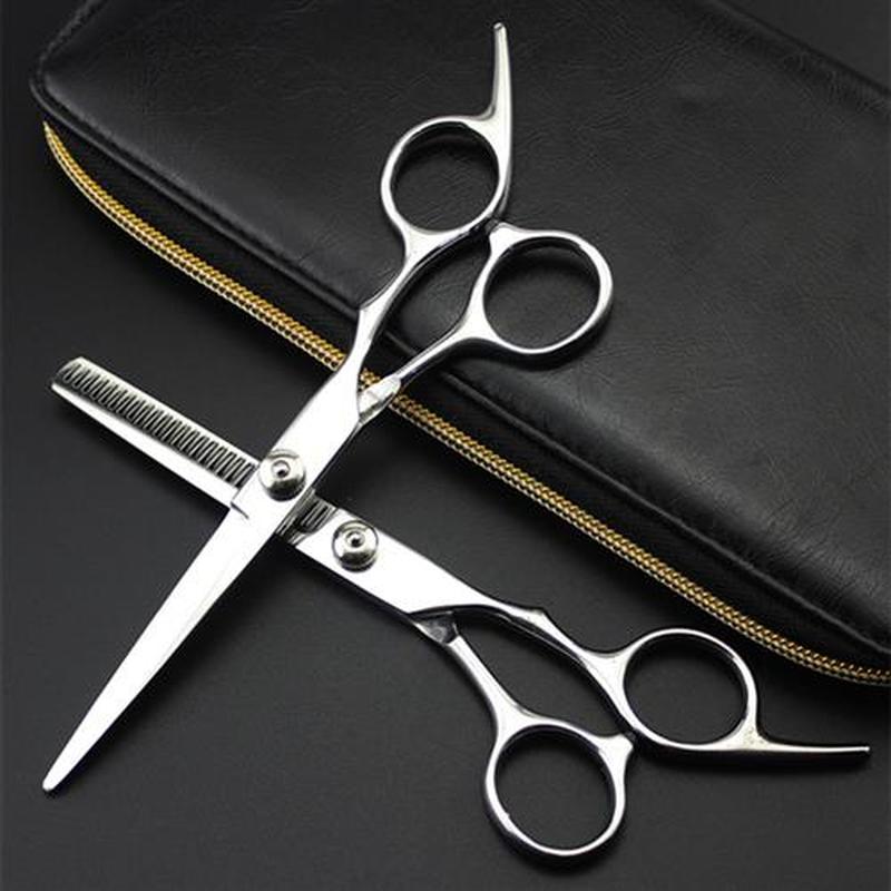 Japan 4cr steel 6 cut hair scissors haircut sissors thinni