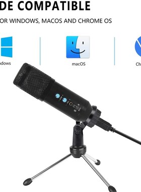 2020 Upgraded USB Microphone for Computer, Mic for Gaming