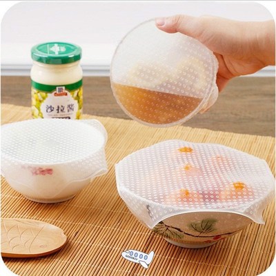 2PCS food grade Keeping Food Fresh Wrap Reusable high stretc