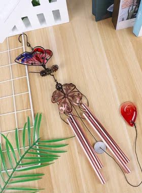 2022 New Indoor Outdoor Metal Wind Chimes 3D Butterfly Paint