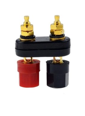 1pc Banana plugs Couple Terminals Red Black Connector Amplif