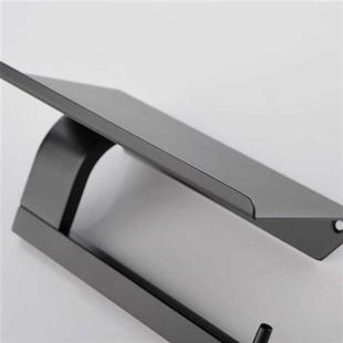 Classic Toilet Paper Holder with Shelf ainless eel Tiss