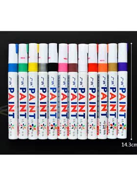 colorful Waterproof pen Car Tyre Tire Tread CD Metal Permane