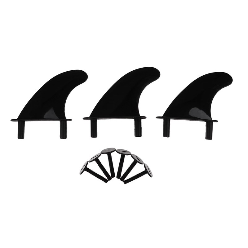 3Pcs Performance Plastic Soft op Surfboard Fins   Replacet 6
