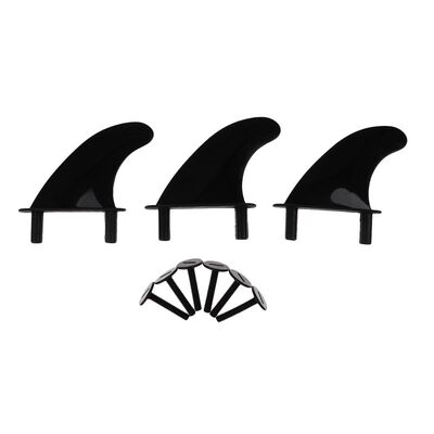 3Pcs Performance Plastic Soft op Surfboard Fins   Replacet 6