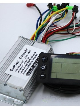 GREENTIME 36V 48V 60V 350W 18A motor controller E-bike brush