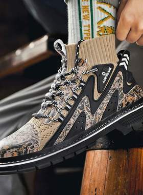 Martin boots men's high top British Style Men