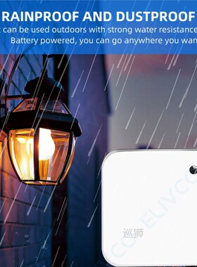 Tuya Wifi Smart Light Sensor(0-30000)LUX Outdoor Waterproof