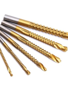 6pcs Twist Drill Bits 4241 High Speed Steel Woodworking Serr