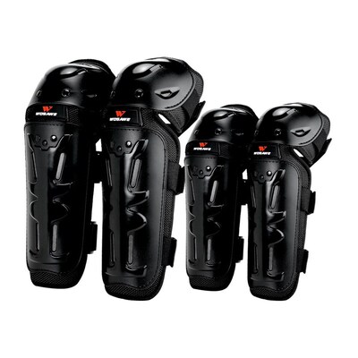 4Pcs/Set Outdoor Racing Skating Elbow Knee Shin Support Prot