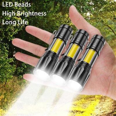 2000LM MINI Flashlight Built In Battery USB Charging LED