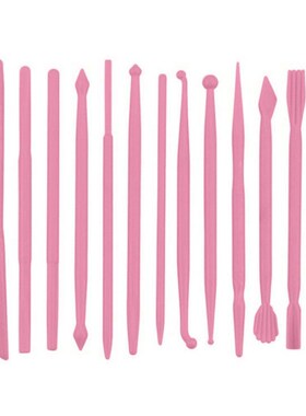 14pcs Plastic Crafts Clay Modeling Tool for Shaping and Scul