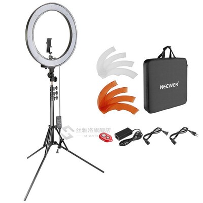 Neewer Selfie LED Ring Light pgraded 18-inch Outer Dimmable